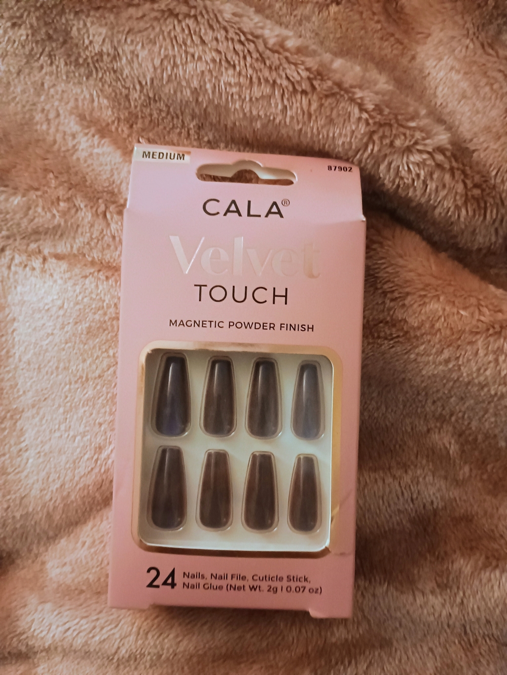 CALA Velvet Touch Press-On Nails - Brown (Medium)